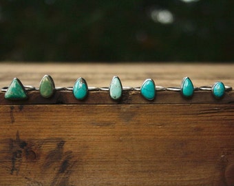 turquoise silver ring/turquoise ring/blue stone ring/simple turquoise ring/mothers day gift/gifts for her/made in Canada