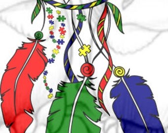 Autism Dream catcher SVG file