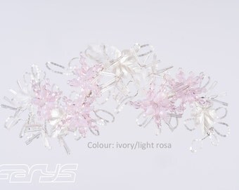 Amirtharaj hair accessories in the delicate pink
