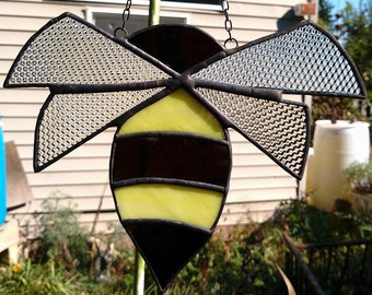 Honey Bee Sun Catcher Window Art