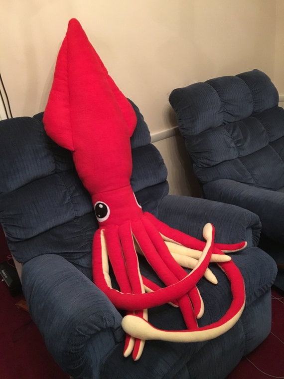 giant squid pillow