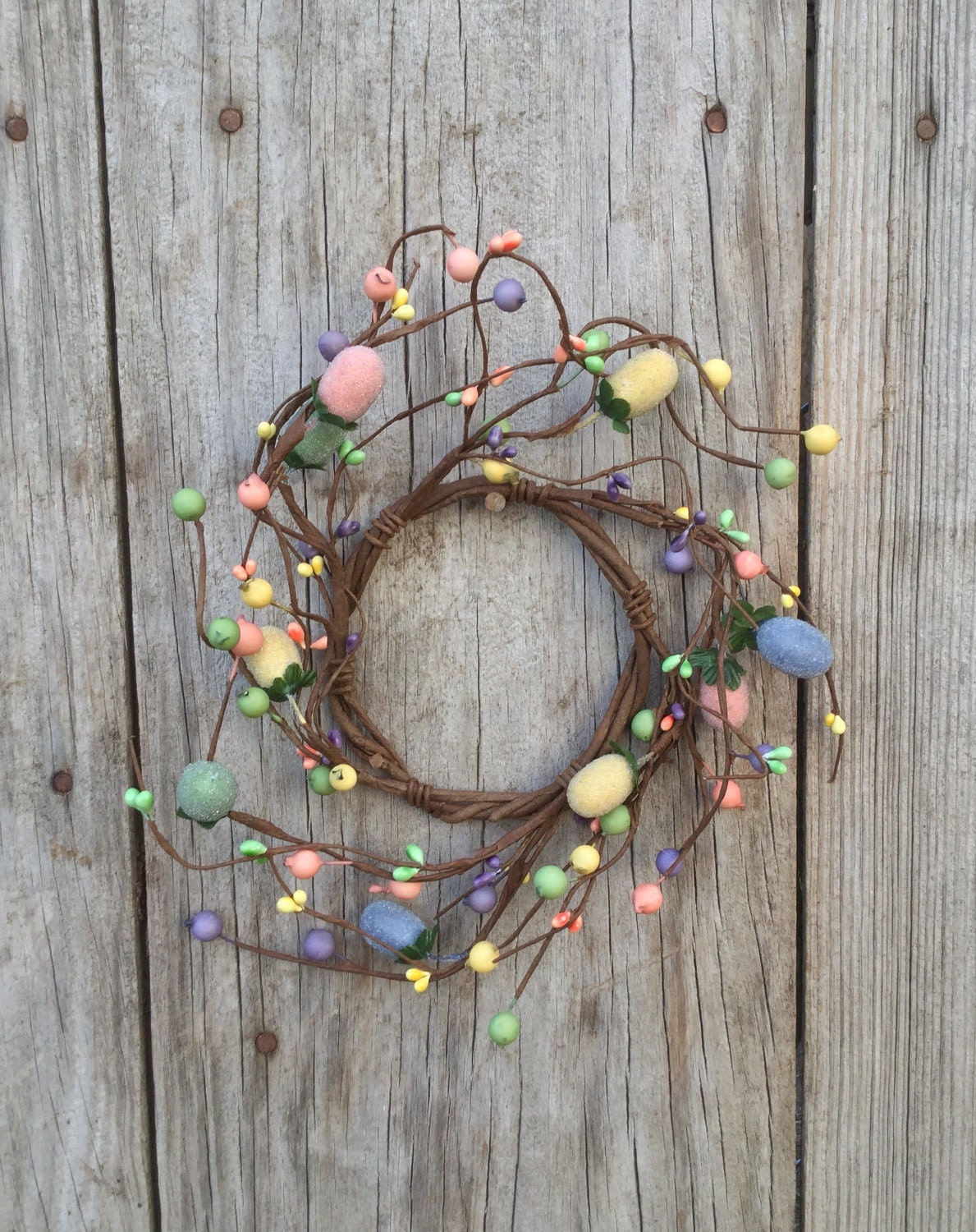 Easter Wreath Spring Wreath Mini Wreath Easter Egg 1205