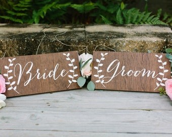 Mr and Mrs Signs, Bride and Groom Signs, Mr and Mrs Chair Signs, Mr and Mrs, Mr Mrs Table Sign, Wooden Wedding Signs, Mr Mrs signs