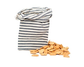 Snack Bag // Tot Sized Bag // Waxed Canvas Lunch Bag for Kids // Waxed Canvas Bag