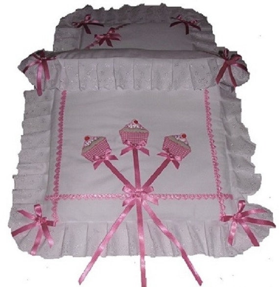 Doll's Pram quilt set will fit Silver Cross Doll's