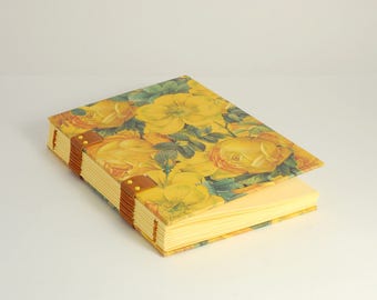 Diary, mothers, for her, size A6 Coptic binding, diary, notebook, pregnancy book