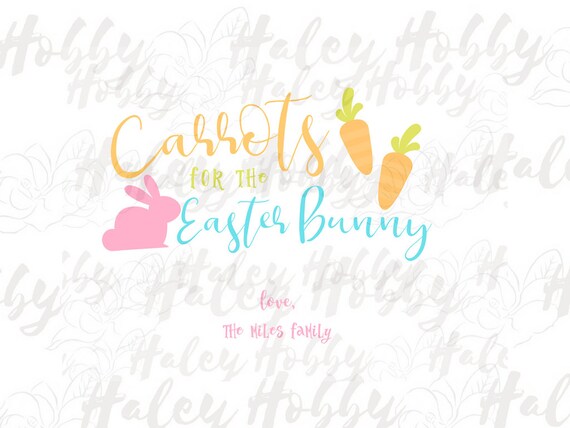 Download Carrots for the Easter Bunny Plate SVG Easter Cut File Digital