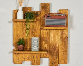 Reclaimed Pallet Wood Shelves Rustic/Shabby Chic/Furniture/Shelving