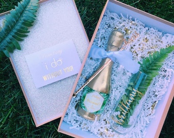 Personalized Stemless Champagne Flute