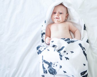 Panda Hooded Towel, Boys Hooded Towel, Toddler Hooded Towel, Kids Beach Towel, Baby Beach Towel, Baby Bath Towel, Hooded Towels, Pool Towel