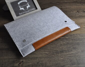 MacBook 11 case, MacBook padded sleeve,11 inch laptop cover, MacBook 11 Air case, Handmade Padded Cover for MacBook11 BN003