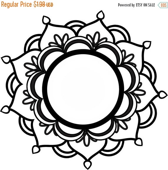 Download 25off Monogram Mandala SVG by ShelbysSouthernCuts on Etsy