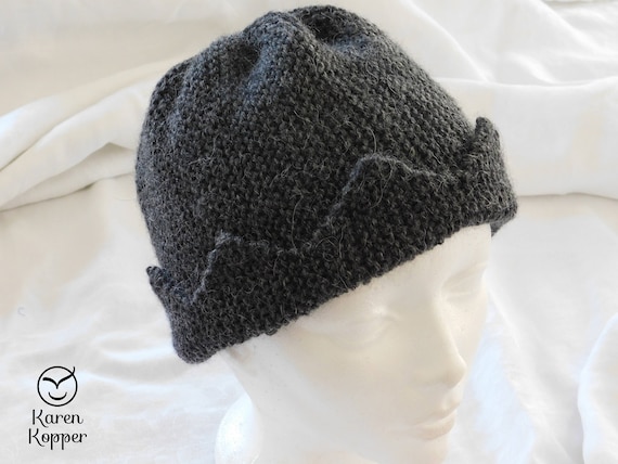 Jughead hat FRENCH PDF pattern. Knitting pattern. Easy ...