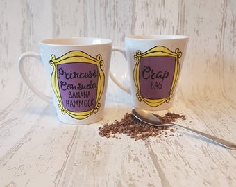 Princess Consuela Banana Hammock / Crap Bag - Friends inspired Couples mugs