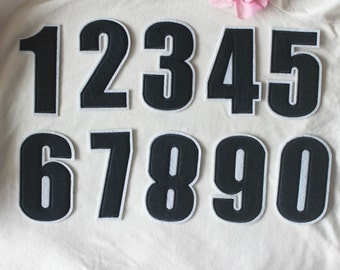 Iron on numbers | Etsy