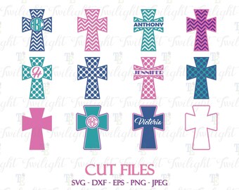 Religious Cross Cut Files, Christian Cross SVG Cut Files, Religious Cross DXF Cut Files, Christian Cross Eps / Png / Jpeg Files, SET 1 0067