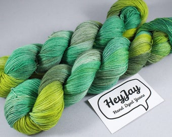4ply Hand Dyed Yarn Superwash Merino Pitching