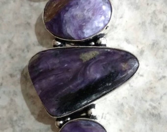 Charoite Pendant Necklace