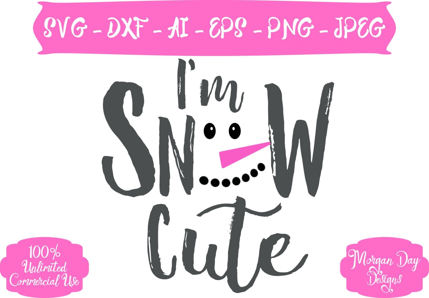 Cute Christmas Svg Files - Layered SVG Cut File - All Free Fonts Bundle