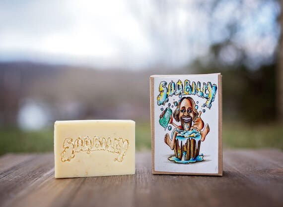 Oats & Honey Goat's Milk Soap with Patchouli/Orange Essential Oil blend - SOY FREE # 15907