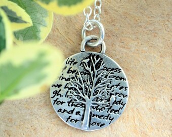 Tree of Life Necklace | Tree of Life Pendant | Silver Tree of Life Charm | Tree of Life Jewelry | Sterling Silver Tree of Life