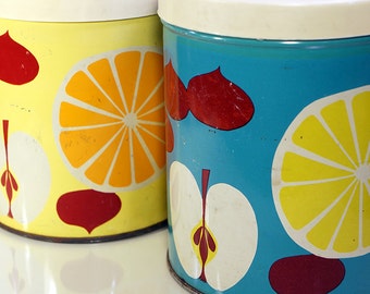 kitsch shortening tins Procter & Gamble retro canisters
