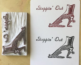 Custom logo stamp, custom rubber stamp, handmade logo stamp, custom shop stamp, hand carved logo stamp, shop name stamp, custom made