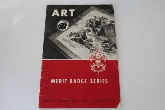 Items similar to Boy Scout Art Merit Badge Series Pamphlet, 1944 on Etsy