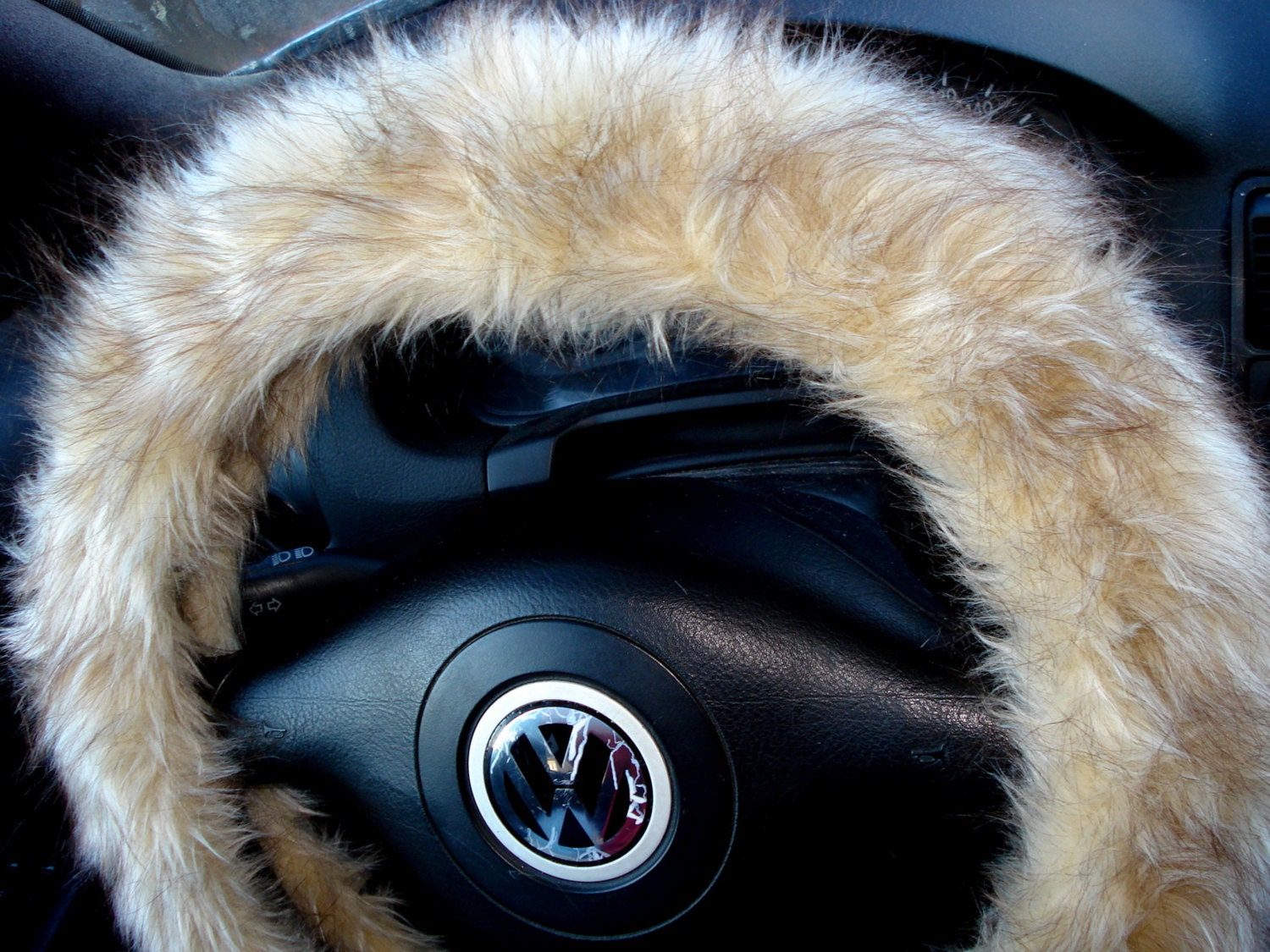 Fuzzy Steering Wheel Cover Beige Fuzzy Wheel Cover Car