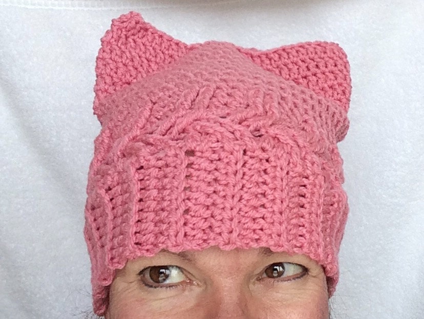Pink Pussyhat/Pussy Cat Hat/Feminist Hat/Women's Rights