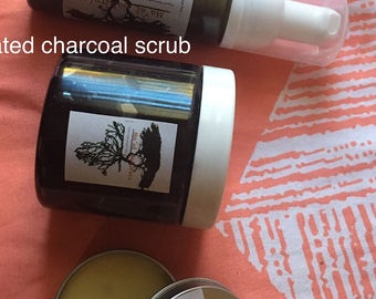 Activated charcoal scrub 4oz