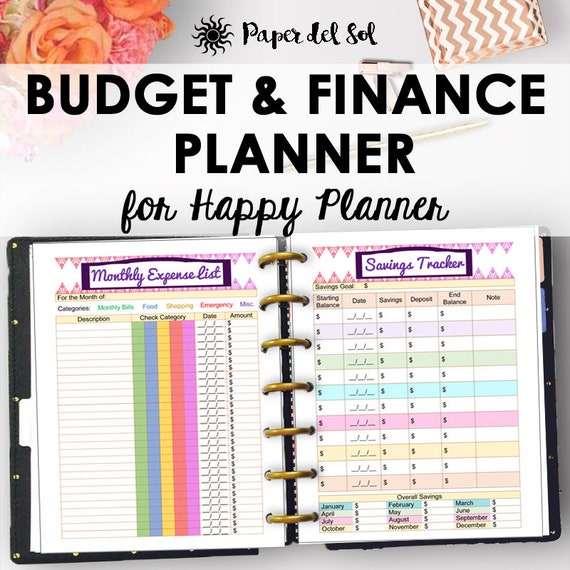 happy planner budget planner