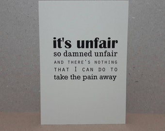 Miscarriage card / Infertility card / Grief card / Loss card / Blank card