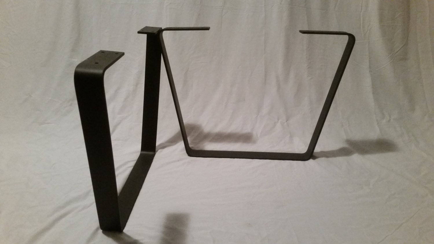 Metal Table Legs Flat Bar Trapezoid