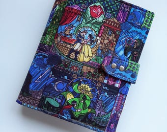 A5 Binder cover Planner Cover Fabric Princess Binder cover with 6 ring binder notebook handmade cover planner case