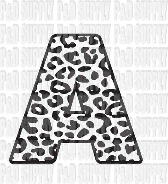 Download Leopard Print Silhouette Cricut Cut File : Paw Print Animal Silhouette Leopard Cheetah Print ...