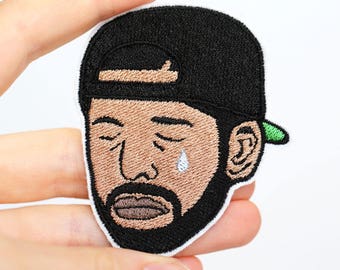 Sad Drake Patch - Iron-On - Embroidered Patch