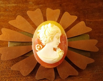 Steampunk Cameo Hairclip
