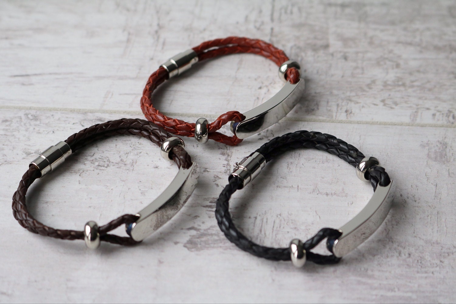 Personalised Teenage Identity Bracelet Boys Identity