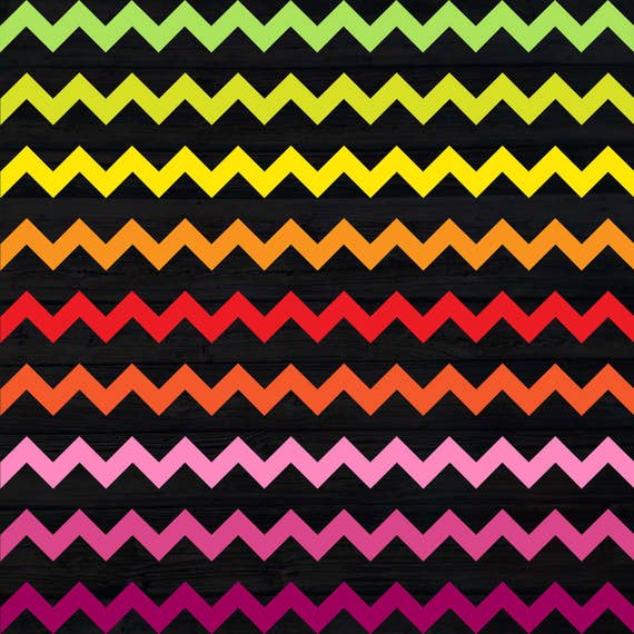 Rainbow Chevron Border Pack Chevron shape borders chevron banner