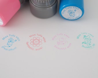 Teacher Personalised Encouragement Stamp