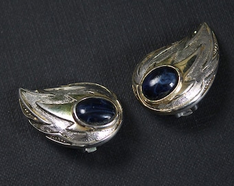 Boho Jewelry for Wife, Silver Clip On Earrings Vintage, Silver Feather Earrings Clip On, Silver Boho Earrings, Vintage Earrings for Women