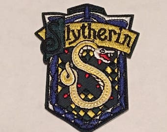 Harry Potter Slytherin Crest Iron-On Patch