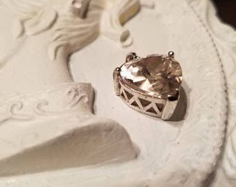 Sweet Little Heart Pendant Stamped 925 Sterling silver