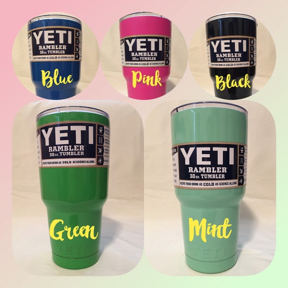 Items similar to 30 oz Monogram Yeti Cup *NEW COLORS* on Etsy