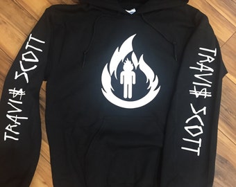 Travis Scott Hoodie (White-Print)