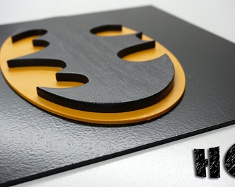 Discount 50% for shipping, Superhero Batman, wooden wall art, children's bedroom