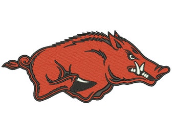 7 Size Arkansas Razorbacks Embroidery Design College Football Embroidery Designs Instant Download Machine Embroidery Designs PES