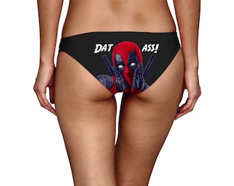 Lingerie deadpool, braga geek marvel stamped geek