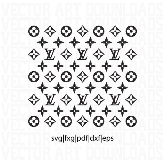 Download Louis Vuitton Monogram Inspired Logo Vector Art svg fxg dxf